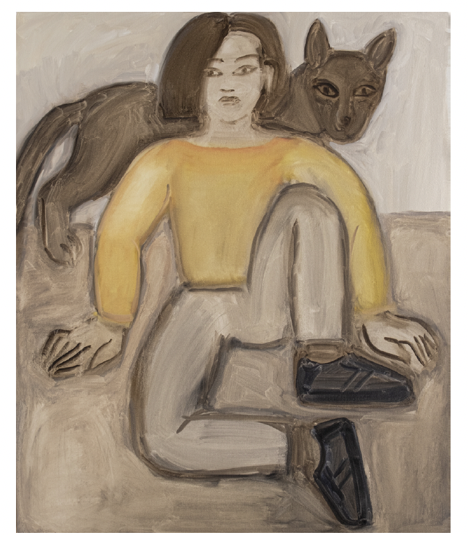 Iris de Moüy - Portrait avec un animal 2