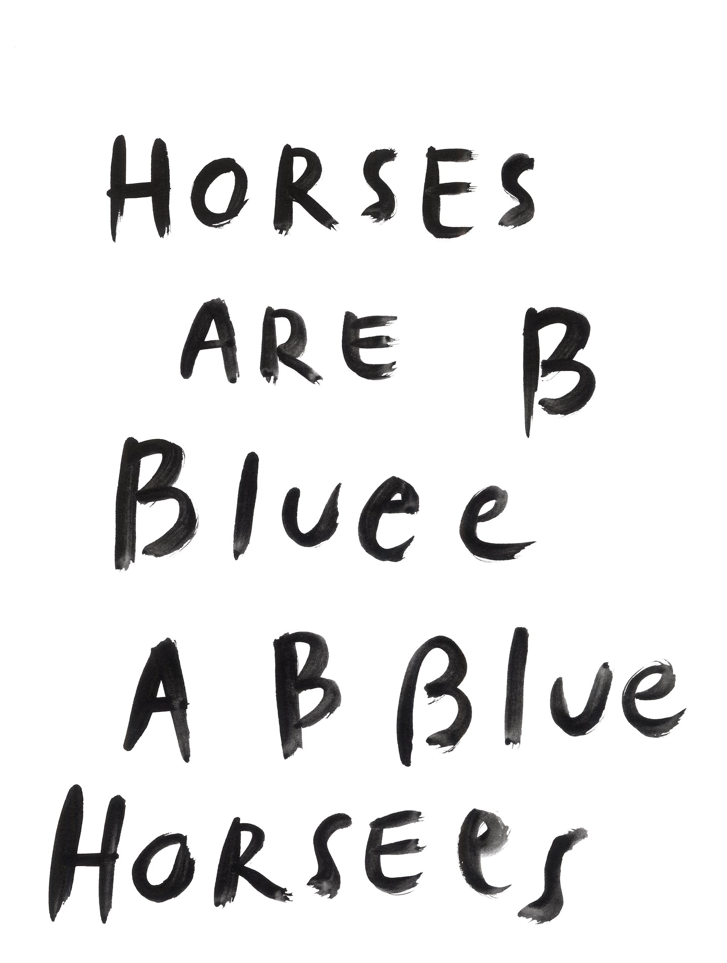 Iris de Moüy - Horses Are Blue